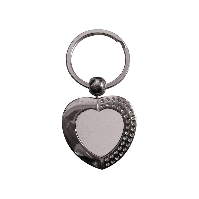 HPN SubliCraft Sublimation Key Ring - Heart - 20 per Case