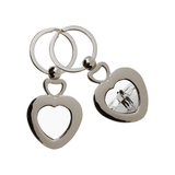 HPN SubliCraft Double Heart Sublimation Key Ring - 20 per Case - HeatPressNation