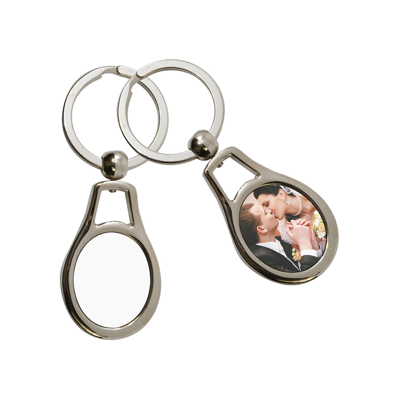 HPN SubliCraft Sublimation Key Ring - Oval - 20 per Case