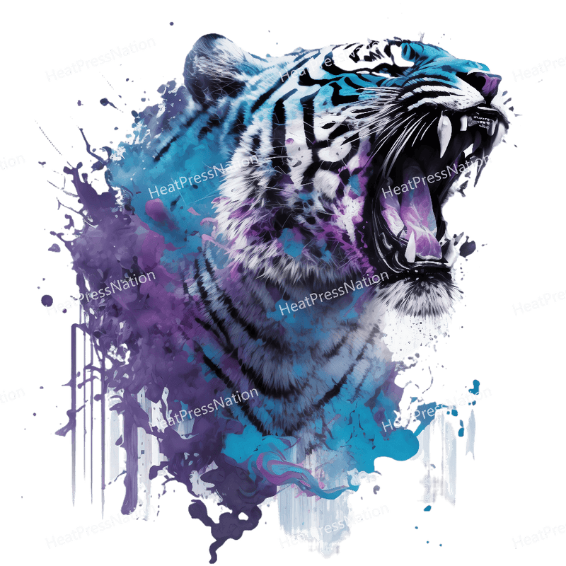 Colorful Tiger Design
