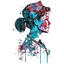 Splatter Girl Design
