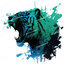 Left Tiger Head Design