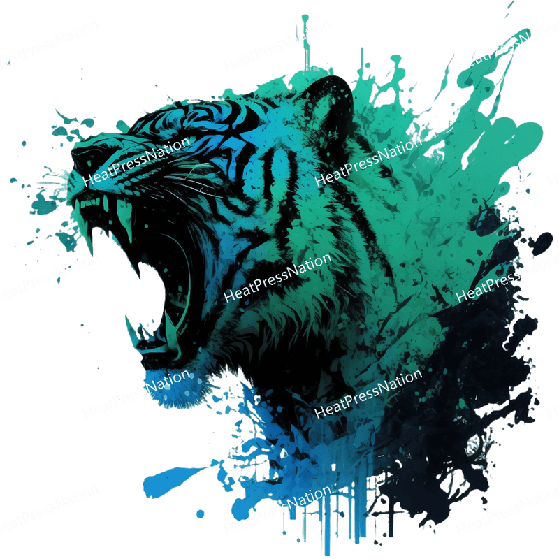 Left Tiger Head Design