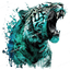 Right Tiger Head Design
