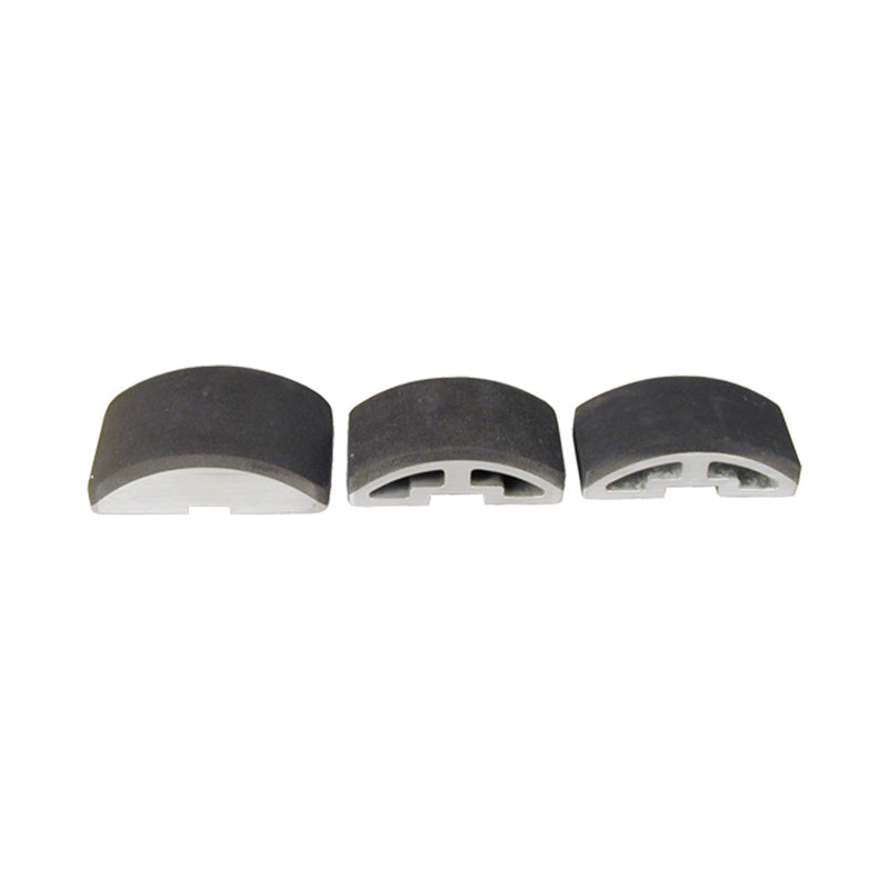 3 various sized platens for headwear