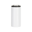 HPN SubliCraft White Sublimation Stainless Steel Can Cooler for Skinny 12 oz. Cans