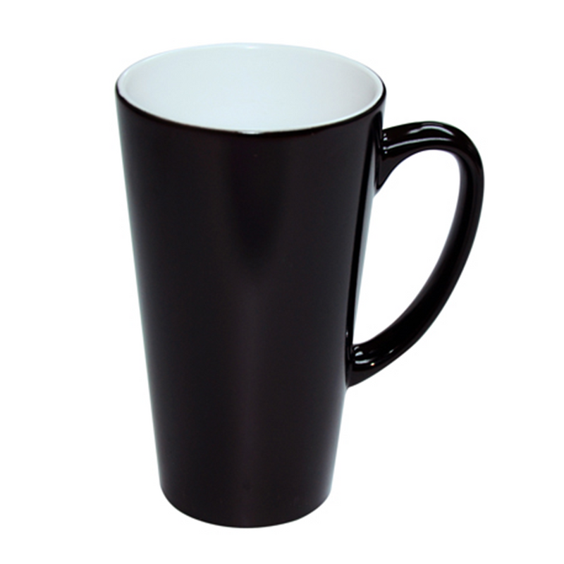 HPN SubliCraft 17 oz. Glossy  Color Changing Ceramic Sublimation Latte Mug - 36 per Case