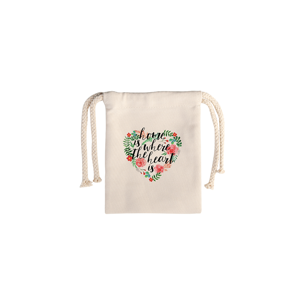 SubliCraft Sublimation Blank Canvas Like Drawstring Gift Bag Heat Press Nation