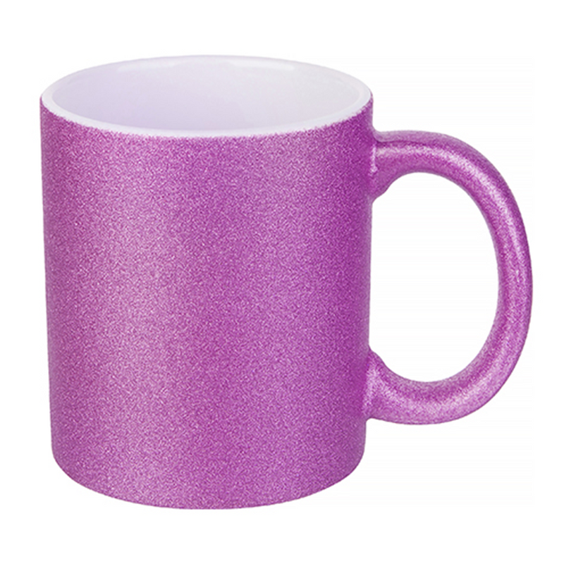 HPN SubliCraft 11 oz. Glitter Sublimation Ceramic Mug - 36 per case