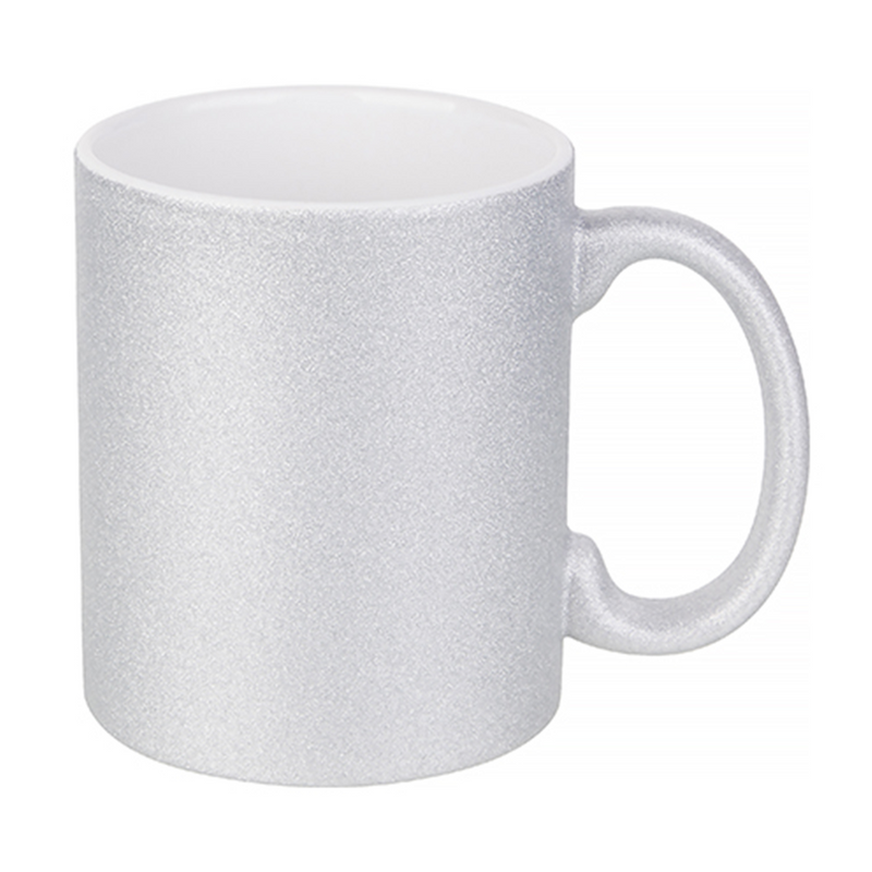 HPN SubliCraft 11 oz. Glitter Sublimation Ceramic Mug - 36 per case