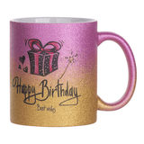 HPN SubliCraft 11 oz. Glitter Gradient Sublimation Ceramic Mug - 36 per case - HeatPressNation