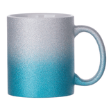 HPN SubliCraft 11 oz. Glitter Gradient Sublimation Ceramic Mug - 36 per case - HeatPressNation