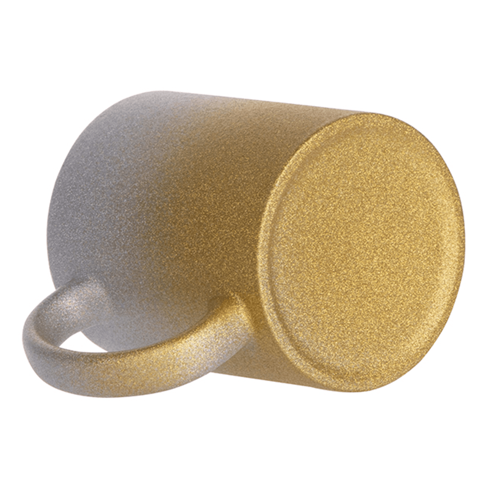 HPN SubliCraft 11 oz. Glitter Gradient Sublimation Ceramic Mug - 36 per case - HeatPressNation