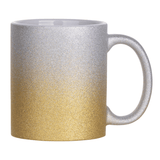 HPN SubliCraft 11 oz. Glitter Gradient Sublimation Ceramic Mug - 36 per case - HeatPressNation