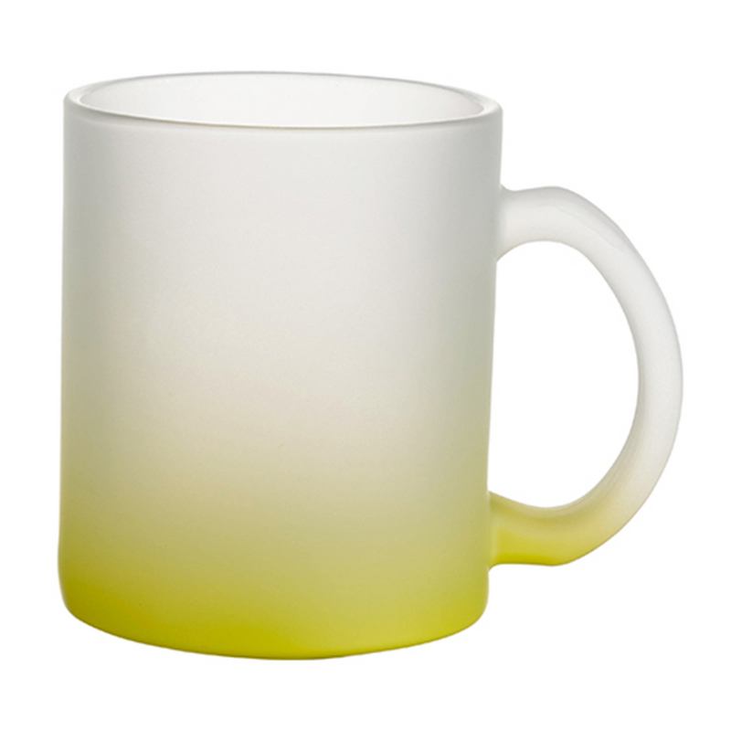 HPN SubliCraft 11 oz. Color Gradient Sublimation Glass Mug - 12 per case