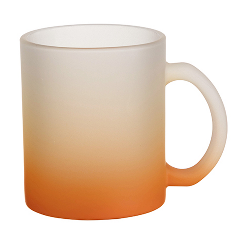 HPN SubliCraft 11 oz. Color Gradient Sublimation Glass Mug - 12 per case