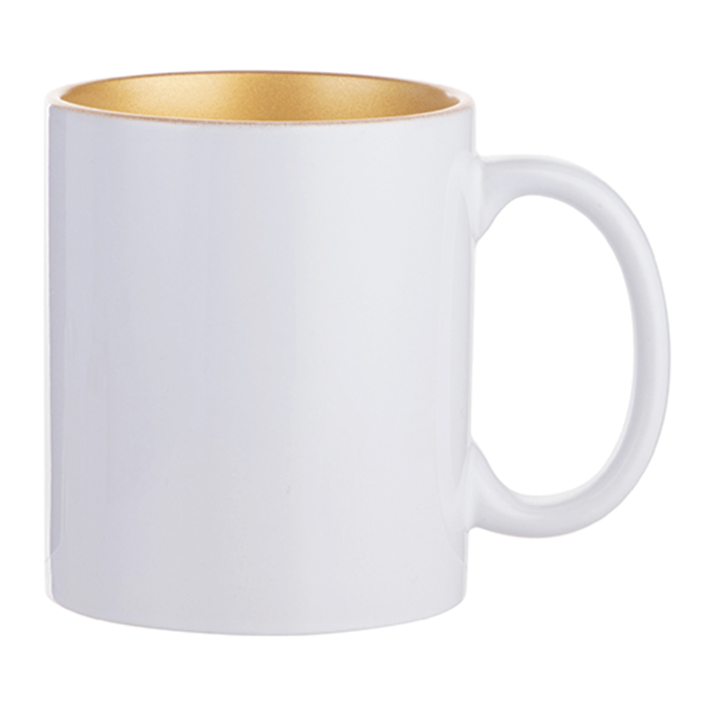 11 oz sublimation blank ceramic coffee mugs case of 36 HPN SubliCraft 11 oz. Inner Sparkle Sublimation Ceramic Mug