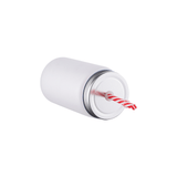 HPN SubliCraft 17 oz. Sublimation Frosted Glass Mason Jar with Straw and Handle - 12 per Case - HeatPressNation