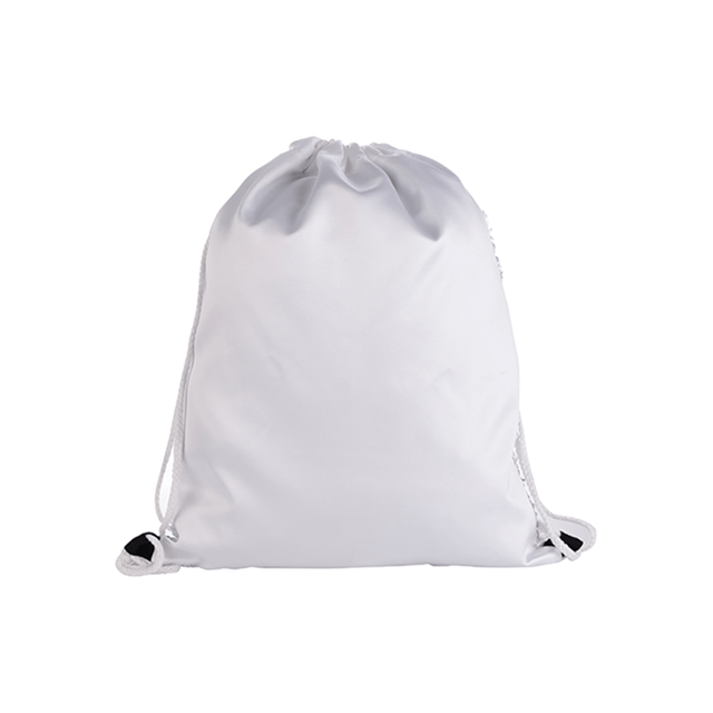 HPN SubliCraft 14.1" x 17.7" Sequin Sublimation Drawstring Backpack - HeatPressNation