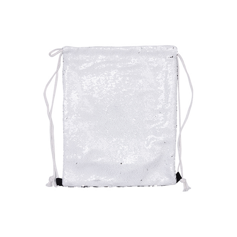 HPN SubliCraft 14.1" x 17.7" Sequin Sublimation Drawstring Backpack
