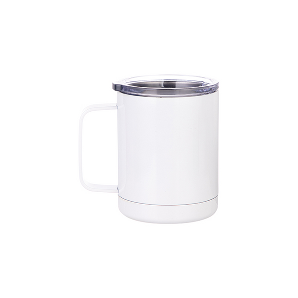HPN SubliCraft 12 oz. White Sublimation Stainless Steel Lowball Tumbler Individual Tumbler by HeatPressNation