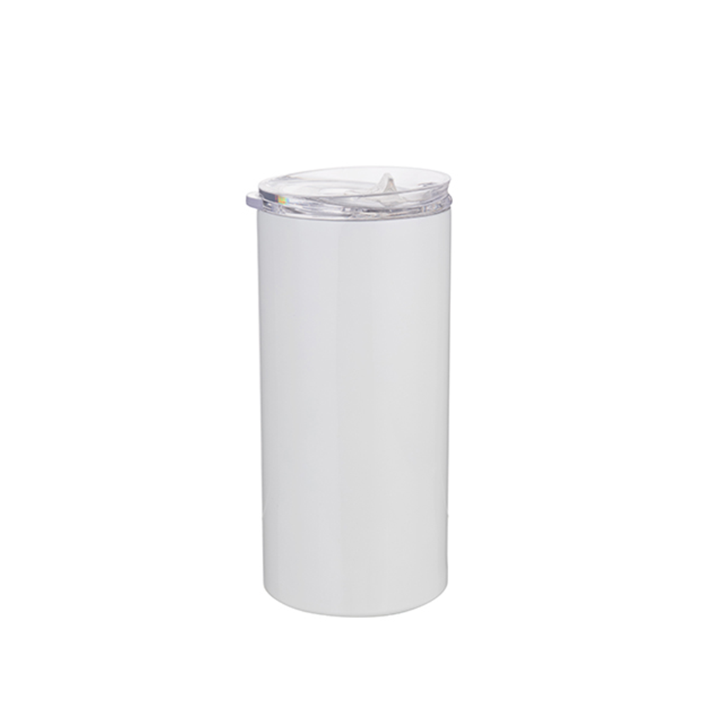 HTX Sublimation Blank - Conical Tumblers - 16 oz / Gloss White
