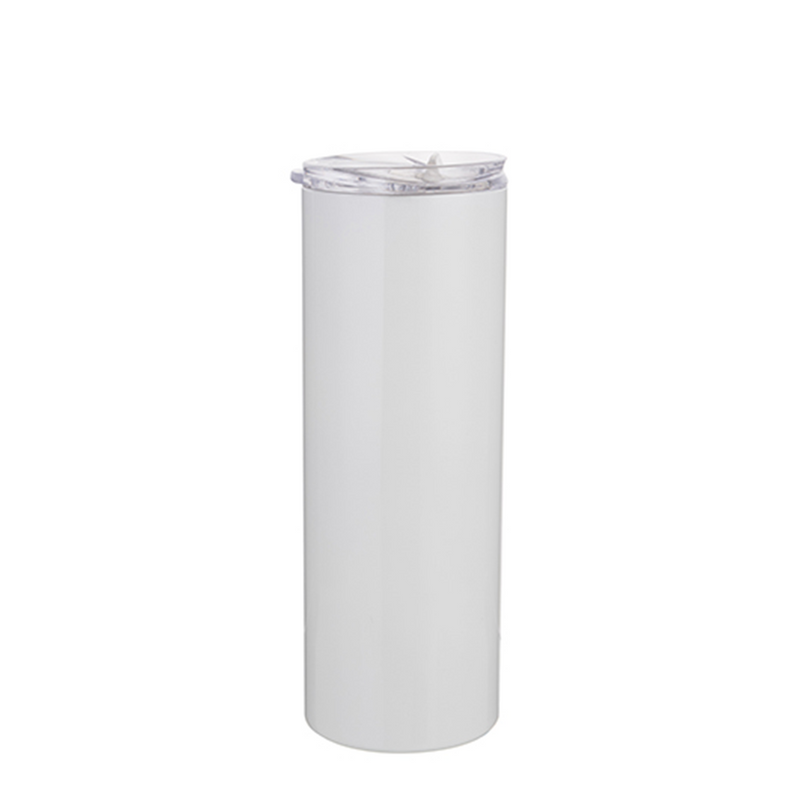 HPN SubliCraft 20 oz. Sublimation Stainless Steel Skinny Tumbler with Straw