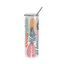 HPN SubliCraft 30 oz. Sublimation Stainless Steel Skinny Tumbler with Straw - Glitter White