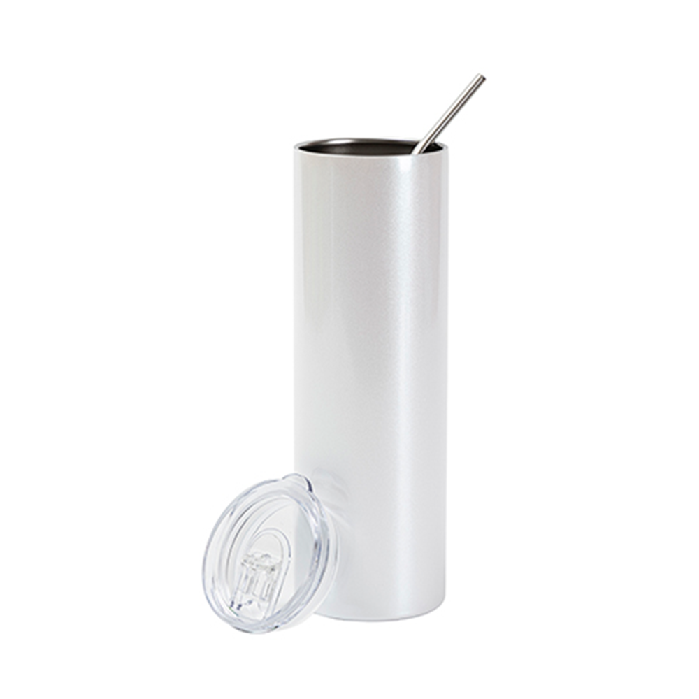 30 oz Stainless Steel Tumbler - White – Blank Sublimation Mugs