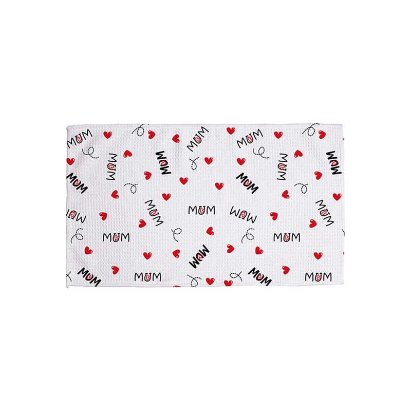 HPN SubliCraft 11" x 18" Sublimation Kitchen Waffle Towel - 25 per Case