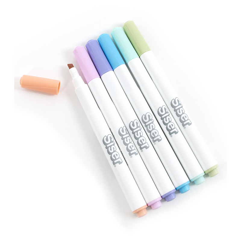Siser Sublimation Markers Pastel Pack (6ct)