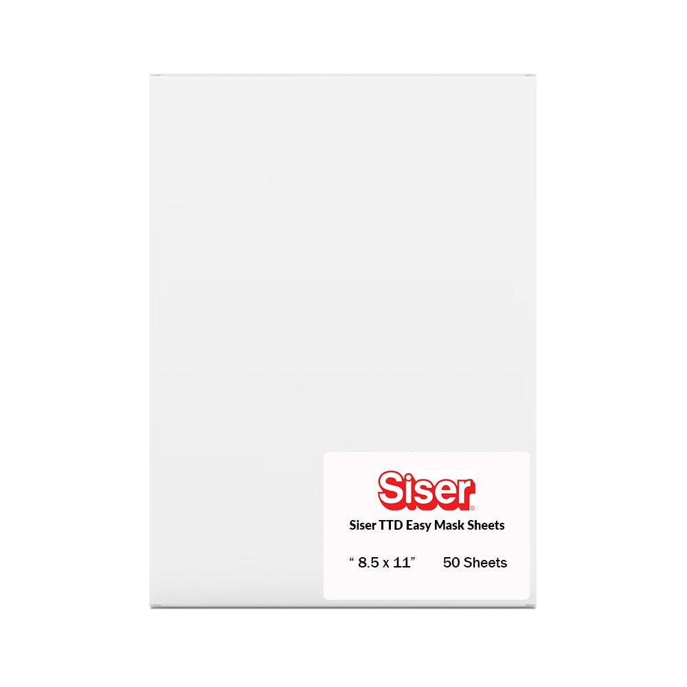 Siser TTD Easy Mask - 8.5" x 11" : 50 Sheets - HeatPressNation