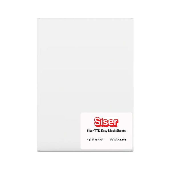 Siser TTD Easy Mask - 8.5" x 11" : 50 Sheets