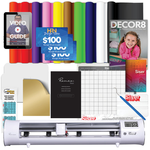 Siser Romeo 24" Vinyl Cutter Bundle with Siser Easyweed HTV