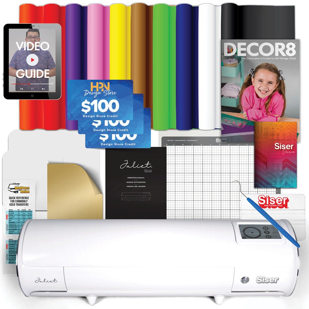 Siser Juliet 12" Vinyl Cutter Bundle with Siser Easyweed HTV - HeatPressNation