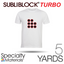 Specialty Materials SUBLIBLOCK TURBO Heat Transfer Vinyl - 5 yd