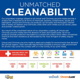Unisub 8" x 10" Black Sublimation MDF Plaque with Ogee Edge - HeatPressNation