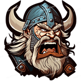 Enraged Warrior Viking Design - HeatPressNation