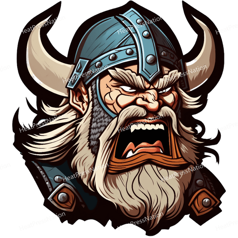Enraged Warrior Viking Design