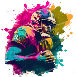 Splatter Football Design - HeatPressNation