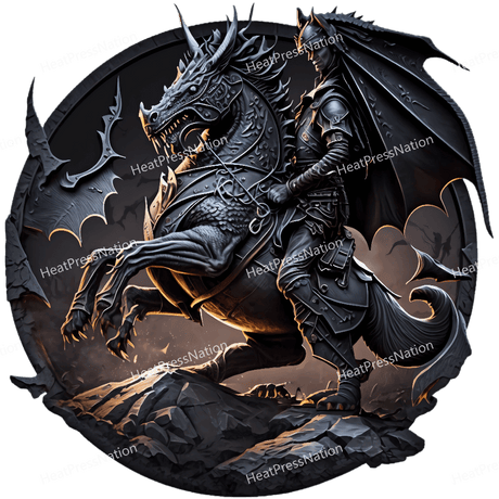 Metallic Dragon Design - HeatPressNation