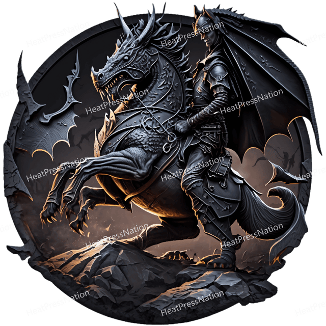 Metallic Dragon Design - HeatPressNation