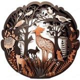 Forest Cutout Design