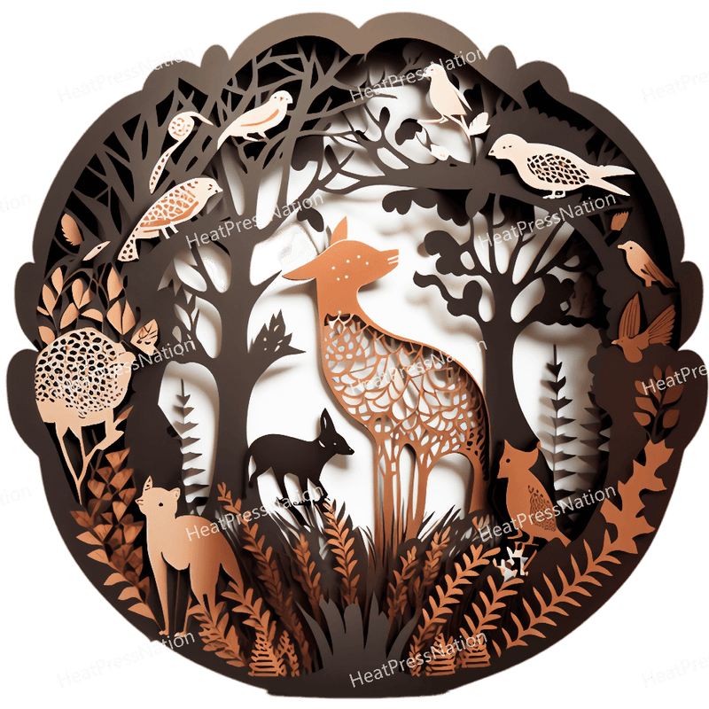 Forest Cutout Design