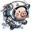 Pig Astronaut Design