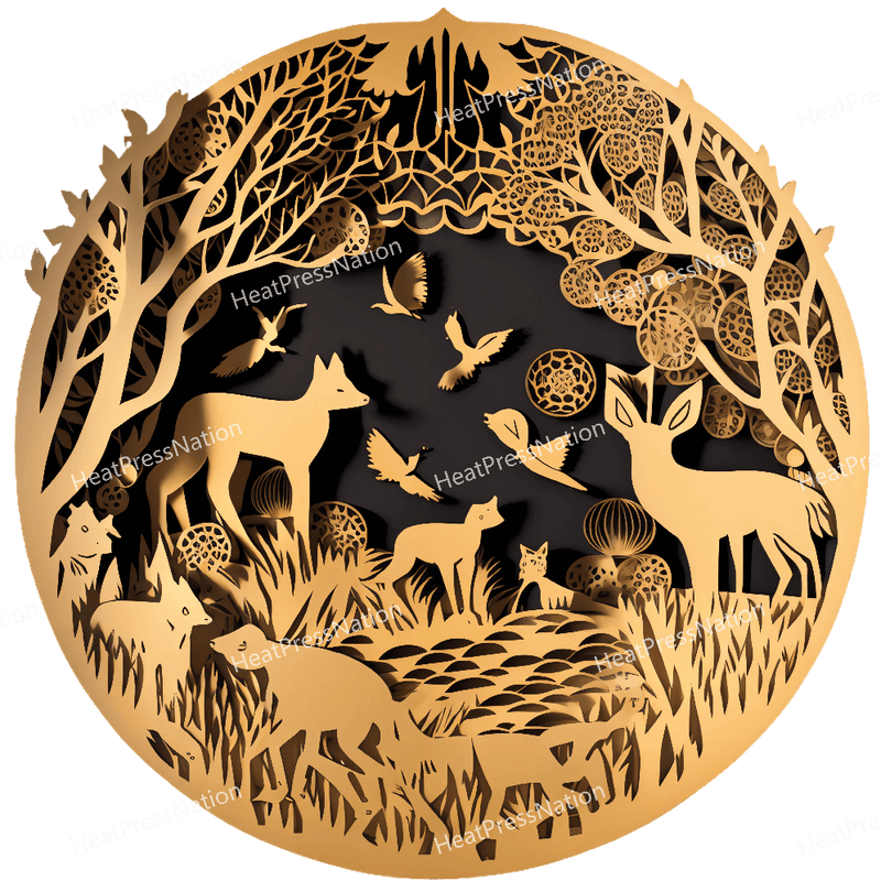 Wildlife Cutout Design