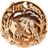 Wild Animal Cutout Design - HeatPressNation