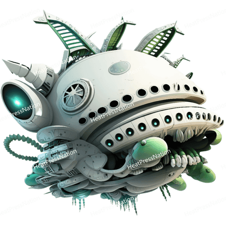 Futuristic Spaceship Design - HeatPressNation
