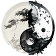 Monk Ying Yang Design - HeatPressNation