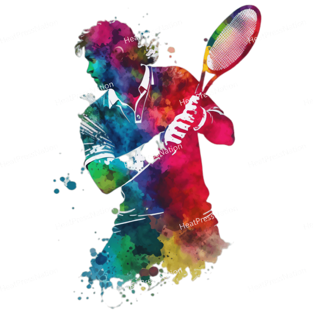 Splatter Tennis Design - HeatPressNation
